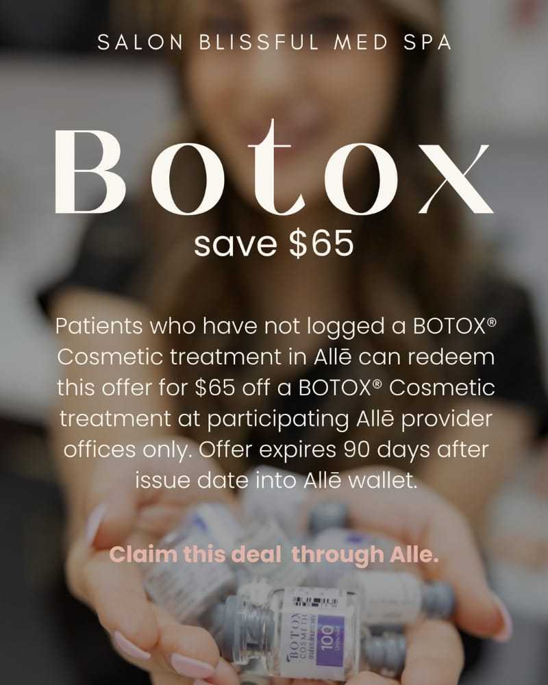 Botox offer: Save $65 on first treatment at participating provider offices with Alle.