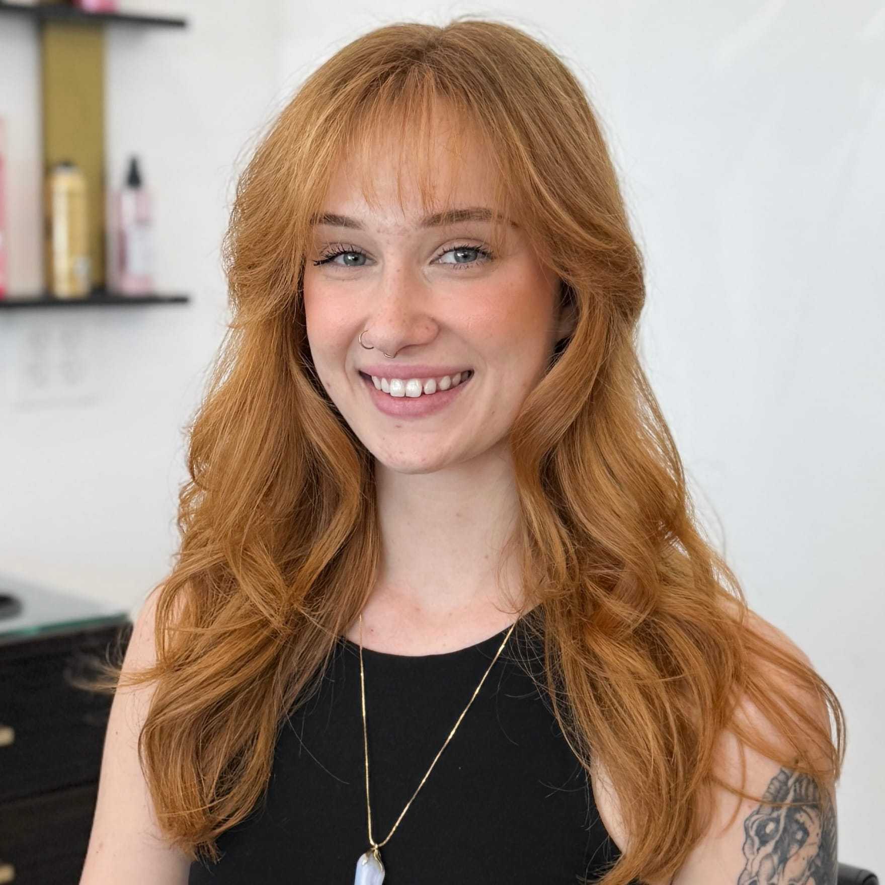 Portrait of Jocelyn, a professional stylist at Salon Blissful Med Spa, showcasing their expertise and style.