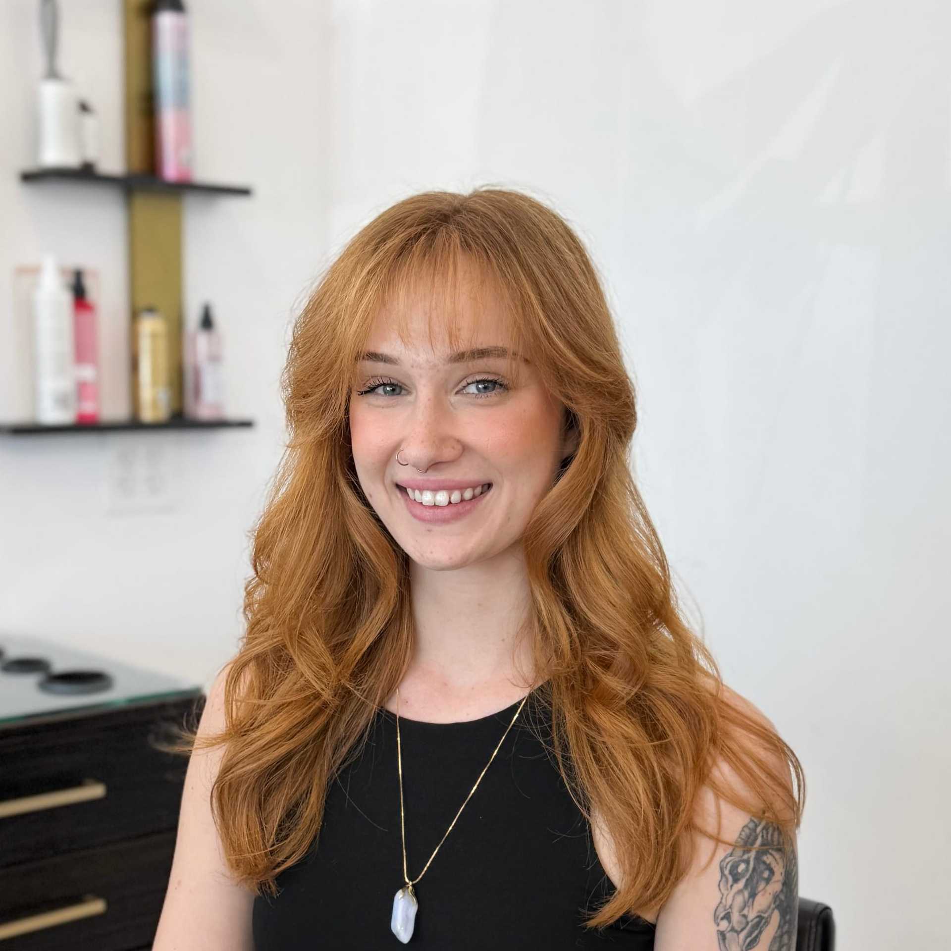 Portrait of Jocelyn, a professional stylist at Salon Blissful Med Spa, showcasing their expertise and style.